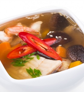 Суп с морепродуктами